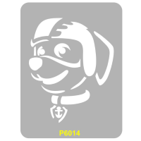 Piesek - Szablon do tatuażu brokatowego