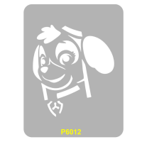 Piesek - Szablon do tatuażu brokatowego