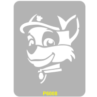 Piesek - Szablon do tatuażu brokatowego