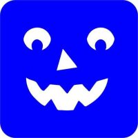 Halloween - Szablon do tatuażu brokatowego, Henny, Airbrush