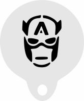Superbohater Szablon do malowania twarzy aerografu