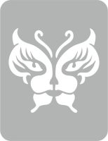 Montyl - Szablon do tatuażu brokatowego