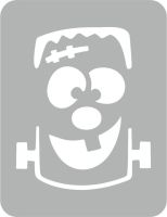 Bajkowe - Szablon do tatuażu brokatowego