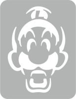 Bajkowe - Szablon do tatuażu brokatowego