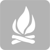 Ognisko - Szablon do tatuażu brokatowego