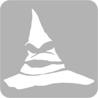 Harry Potter - Szablon do tatuażu brokatowego