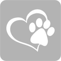 Łapka - Szablon do tatuażu brokatowego