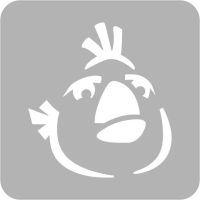 Bajkowe - Szablon do tatuażu brokatowego