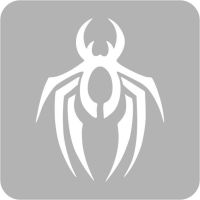 Pająk - Szablon do tatuażu brokatowego