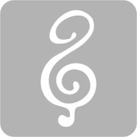 Klucz Wiolinowy - Szablon do tatuażu brokatowego