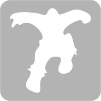 Hulk - Szablon do tatuażu brokatowego