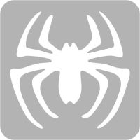 Pająk - Szablon do tatuażu brokatowego