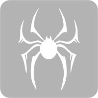 Pająk - Szablon do tatuażu brokatowego