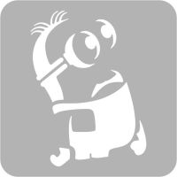 Bajkowe - Szablon do tatuażu brokatowego