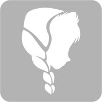 Anna - Szablon do tatuażu brokatowego