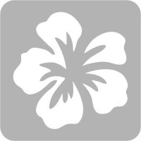 Kwiatek - Szablon do tatuażu brokatowego