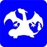 Pokemon - Szablon do tatuażu brokatowego