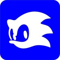Sonic - Szablon do tatuażu brokatowego
