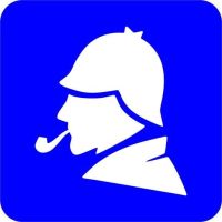 Detektyw - Szablon do tatuażu brokatowego