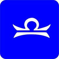 Znak Zodiaku Waga - Szablon do tatuażu brokatowego