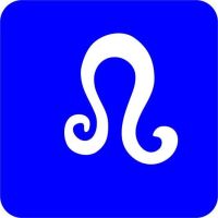 Znak Zodiaku Lew - Szablon do tatuażu brokatowego