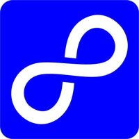 Symbol nieskończoności - Szablon do tatuażu brokatowego