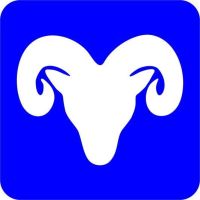Szablon do tatuażu brokatoweg - Znak Zodiaku, Baran