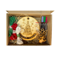 Łapacz Snów Świąteczny - Zestaw do Samodzielnego Wykonania Dekoracji