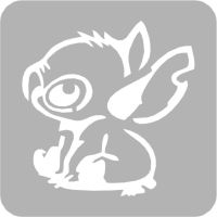 Stitch - Szablon do tatuażu brokatowego
