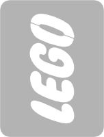 Lego Napis - Szablon do tatuażu brokatowego