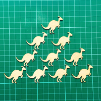 Scrapki drewniane - Dinozaur | zestaw 10 sztuk